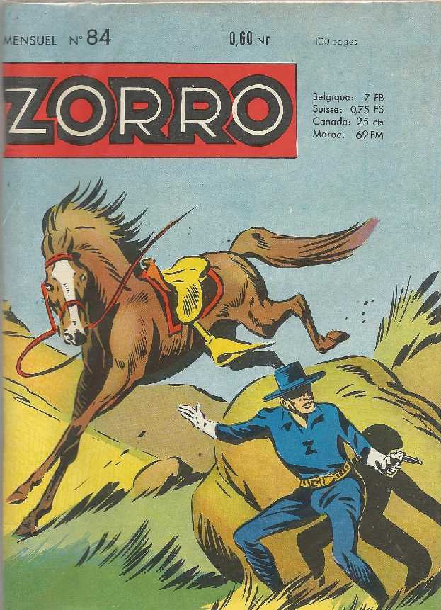 Scan de la Couverture Zorro n 84